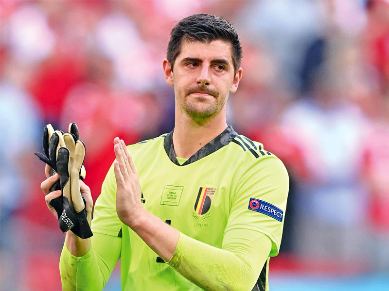 حارس المنتخب البلجيكي تيبو كورتوا 