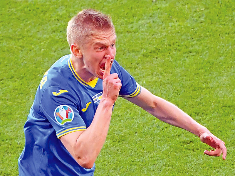 لاعب منتخب أوكرانيا أولكسندر زينتشينكو