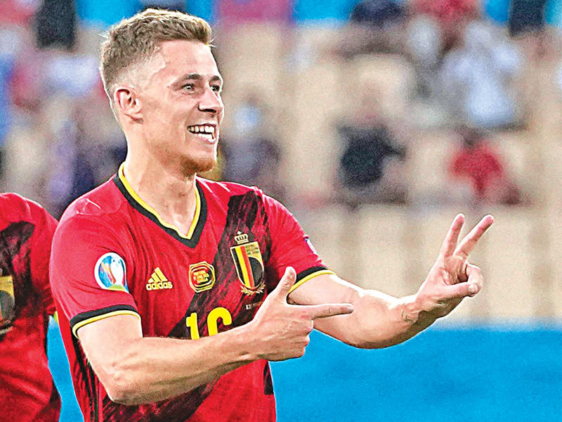 لاعب المنتخب البلجيكي تورغان هازار