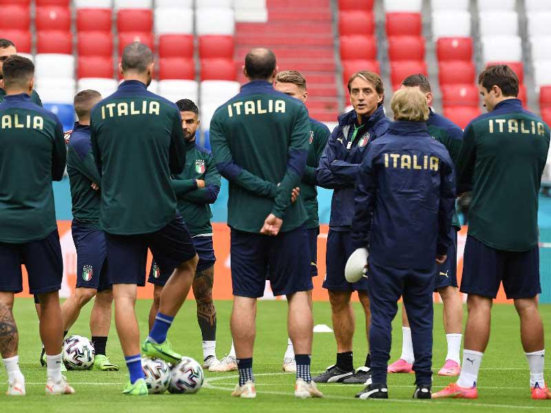 تدريبات المنتخب الإيطالي