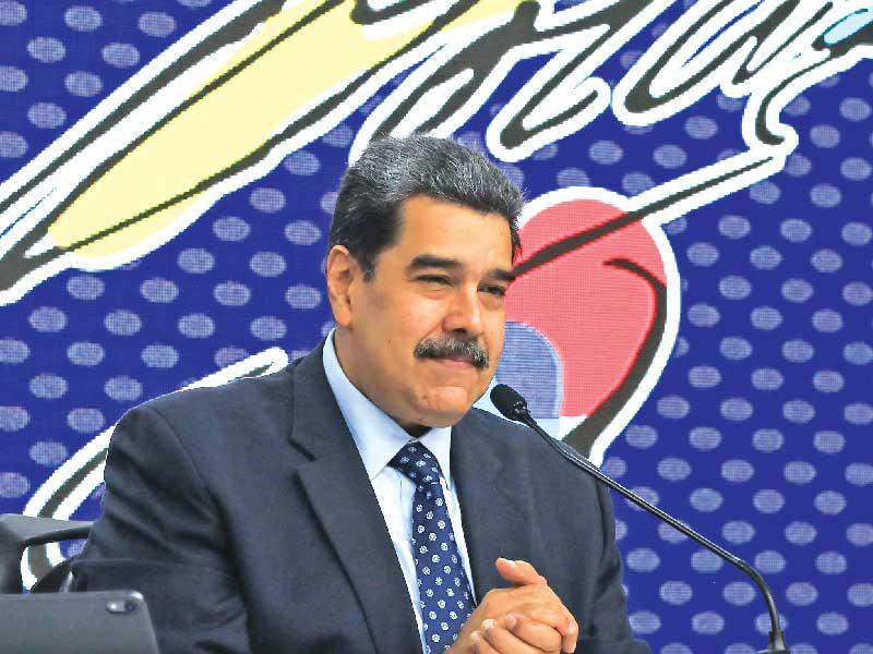 الرئيس الفنزويلي نيكولاس مادورو