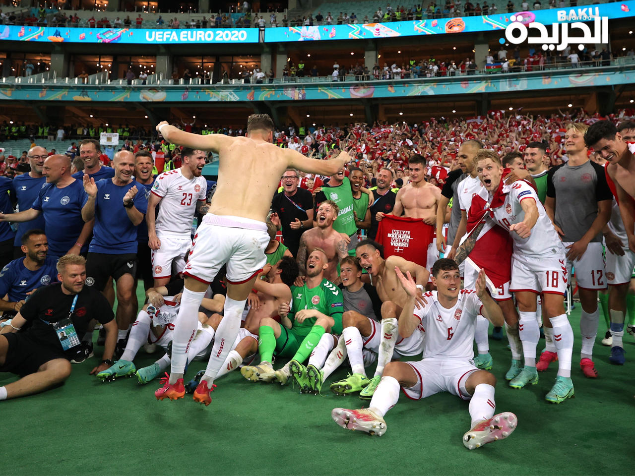 الدنمارك إلى نصف نهائي أوروبا للمرة الأولى منذ 1992