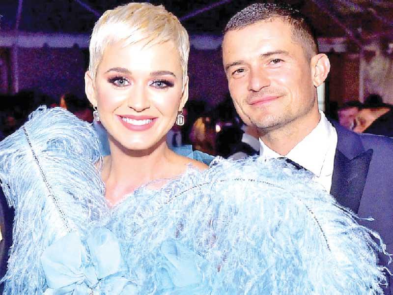 المغنية ​كاتي بيري و​أورلاندو بلوم