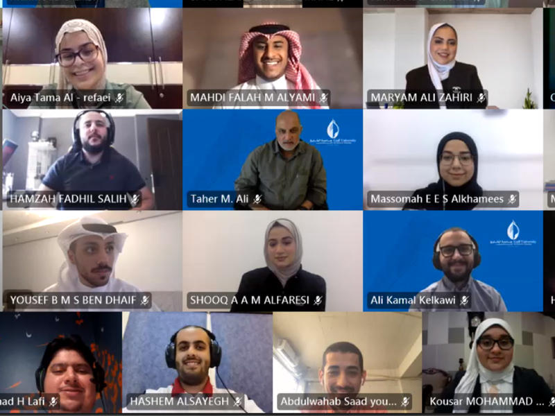 المشاركون في المعرض الافتراضي