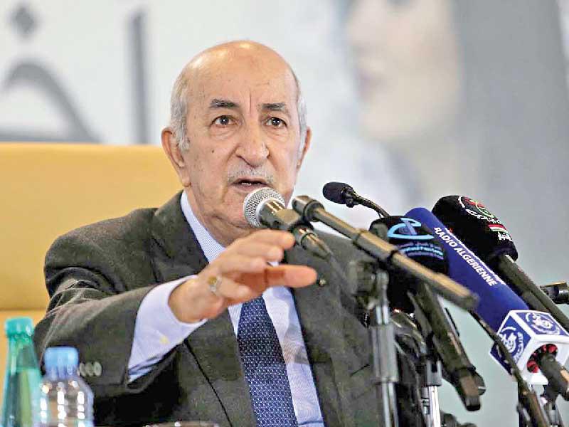 الرئيس الجزائري، عبدالمجيد تبون