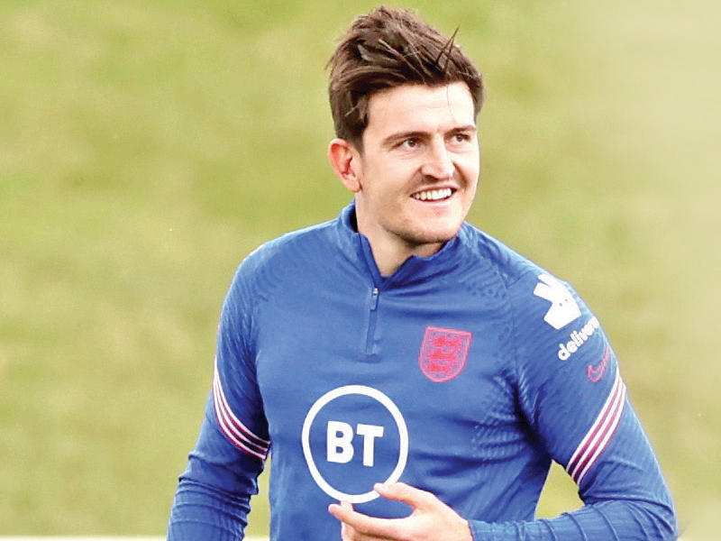 مدافع مانشستر يونايتد الإنكليزي هاري ماغواير