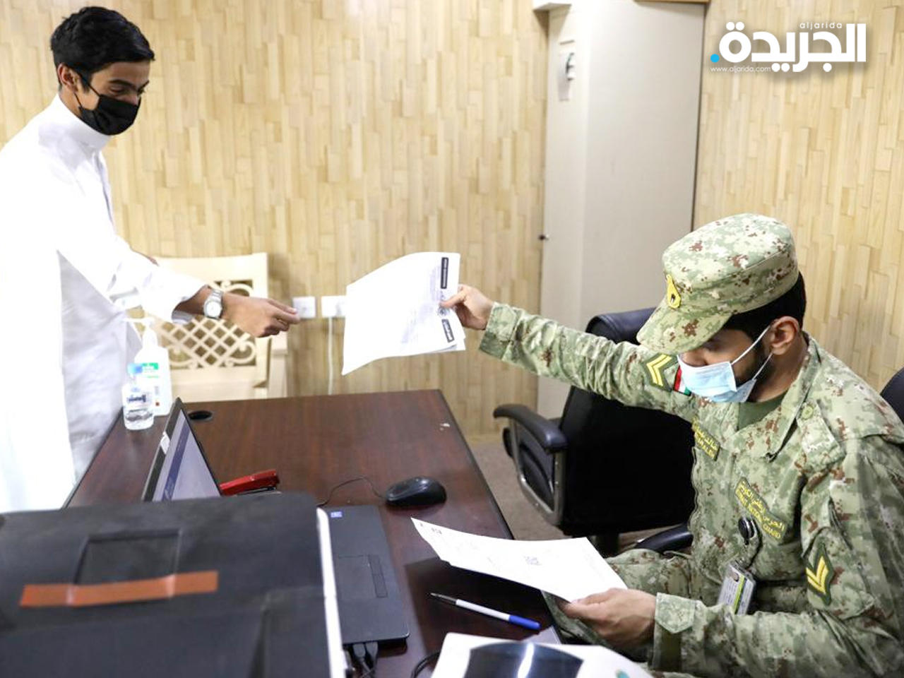 الحرس الوطني: قوة لمساندة «الصحة» و«الداخلية» في منفذي السالمي والنويصيب