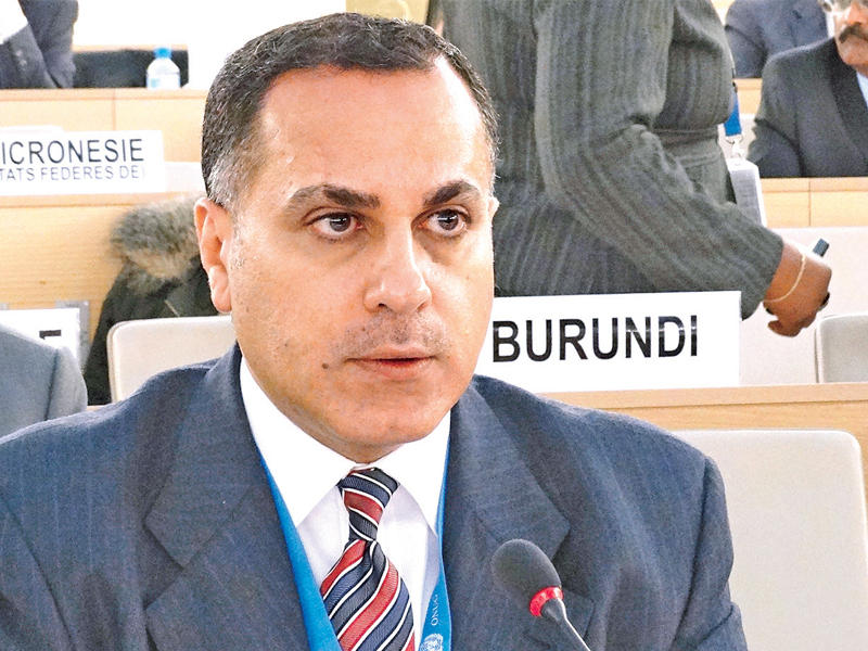 مندوب الكويت الدائم لدى الأمم المتحدة والمنظمات الدولية الأخرى في جنيف السفير جمال الغنيم