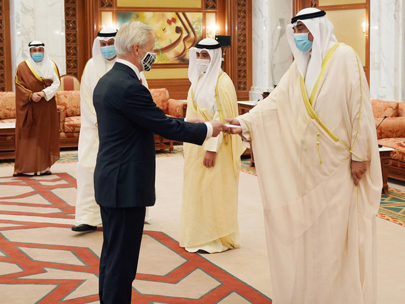  رئيس مجلس الوزراء سمو الشيخ صباح الخالد يتسلم أوراق اعتماد سفير فنلندا