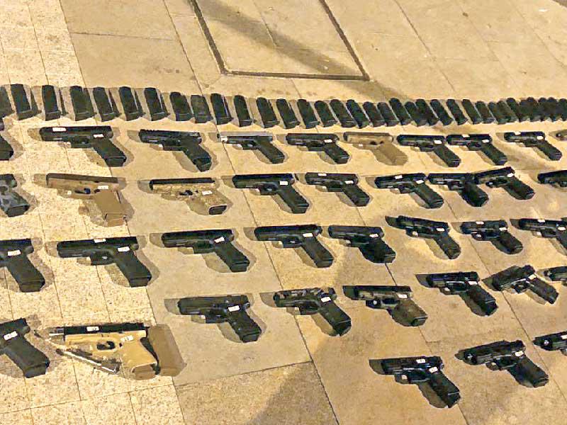  تهريب أسلحة على الحدود مع لبنان واسرائيل