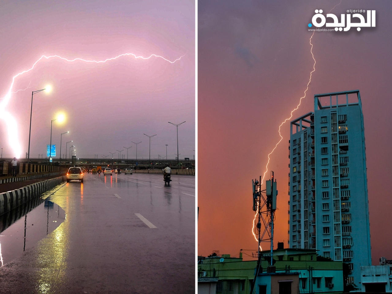 مقتل 69 شخصاً بسبب البرق في الهند