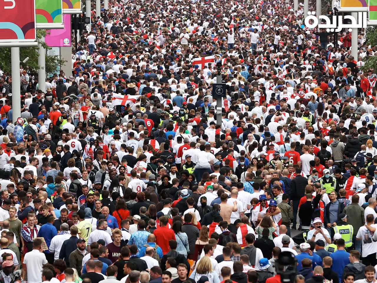 جماهير المنتخب الانجليزي في نهائي «يورو 2020»