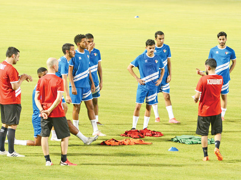 تدريبات الاولمبي في اليوم الأول