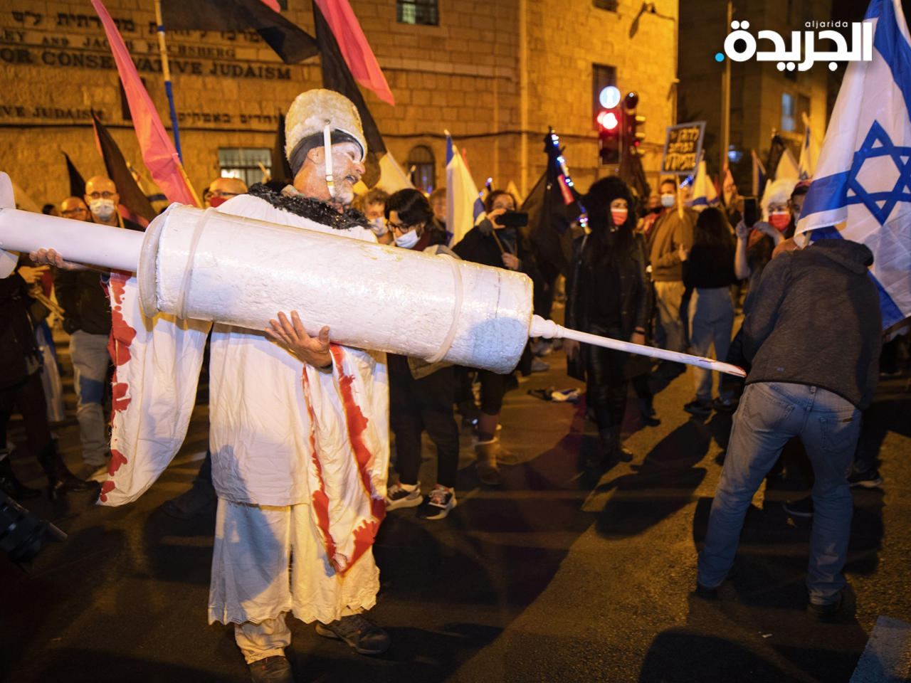 جانب من الاحتفالات الإسرائيلية الأخيرة برفع القيود