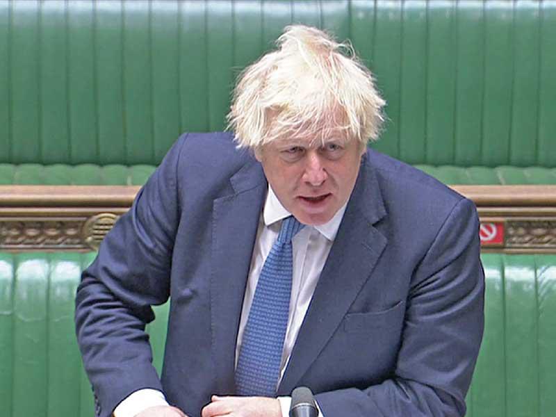 رئيس الوزراء البريطاني بوريس جونسون