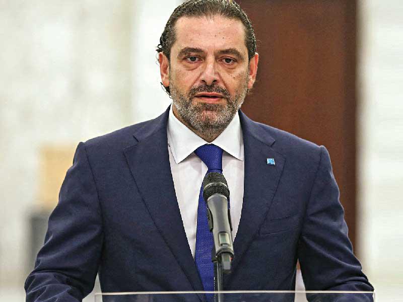  رئيس الوزراء اللبناني المكلف سعد الحريري 