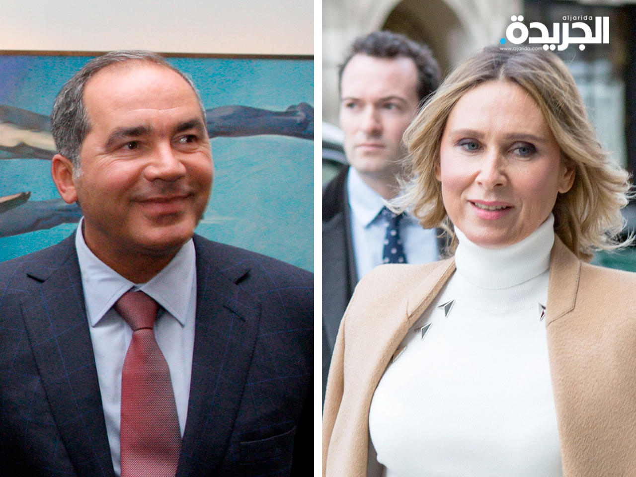 الملياردير الروسي فرهاد أحمدوف وزوجته السابقة تاتيانا أحمدوفا