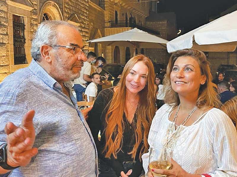 ليندسي لوهان في لبنان 