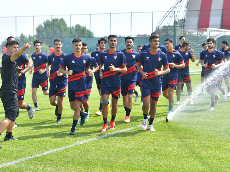 جانب من تدريبات منتخبنا الأولمبي