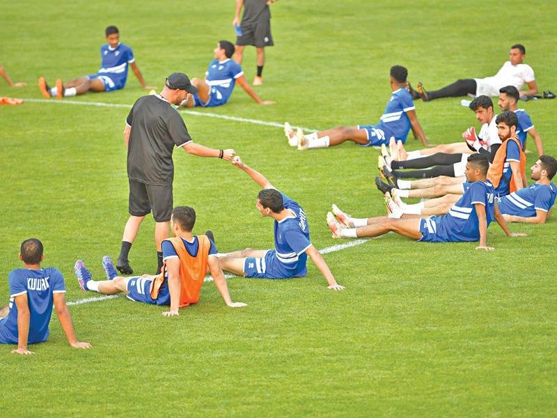 من تدريبات الأزرق الأولمبي في تركيا