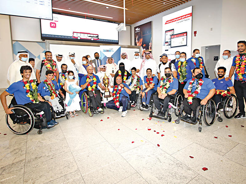 وفد منتخب الكويت لذوي الاحتياجات الخاصة