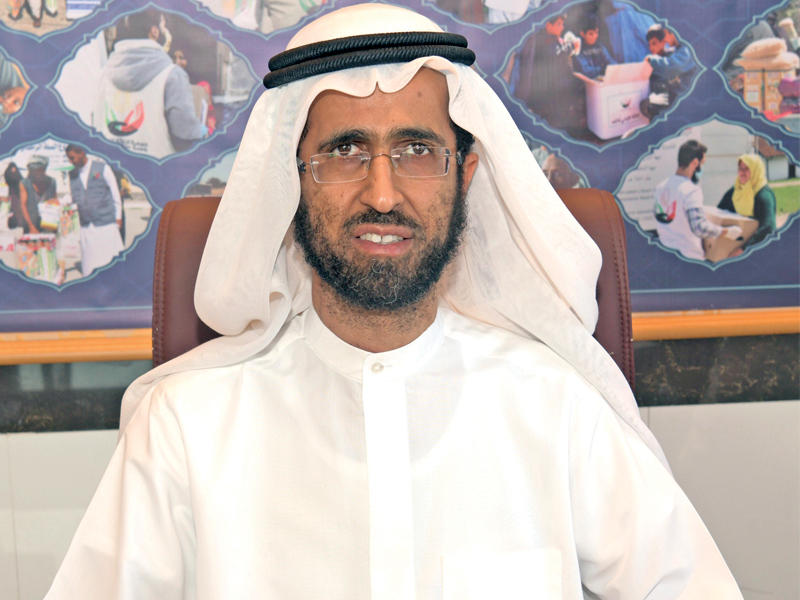 رئيس مجلس إدارة جمعية الإغاثة الإنسانية علي الحسينان