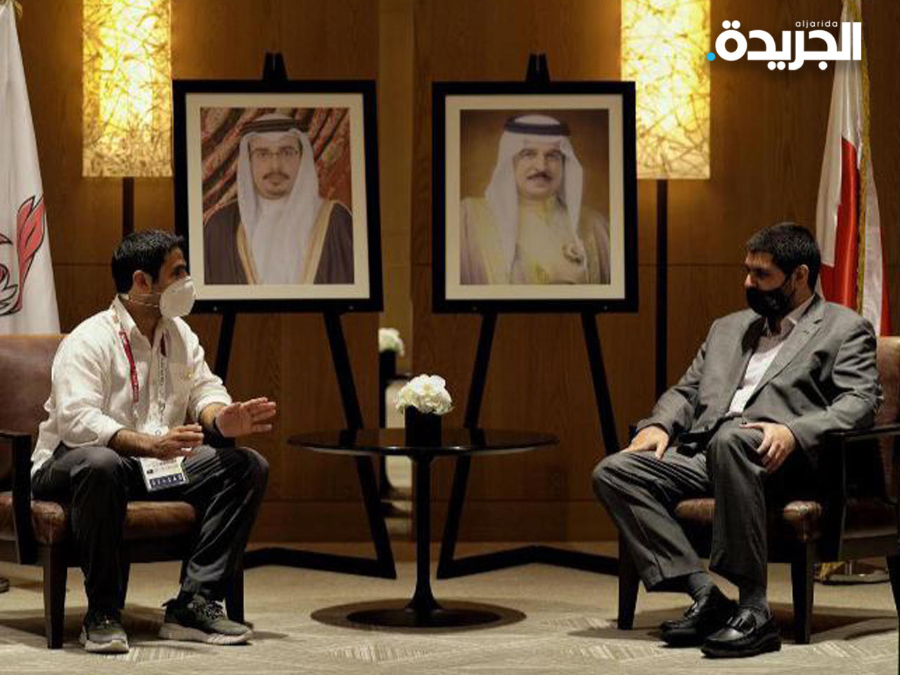 الناصر ناقش نظيره البحريني تطوير التعاون الرياضي