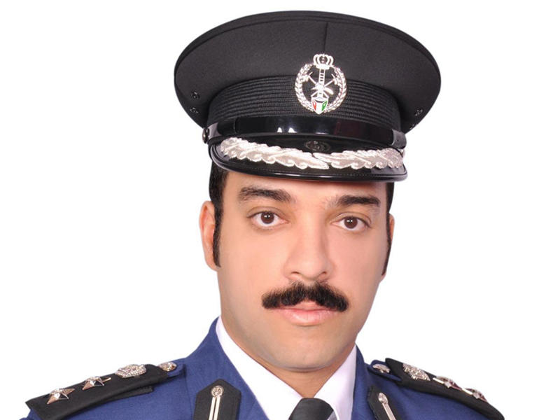 مدير إدارة العلاقات العامة والإعلام بقوة الإطفاء العام العقيد محمد الغريب