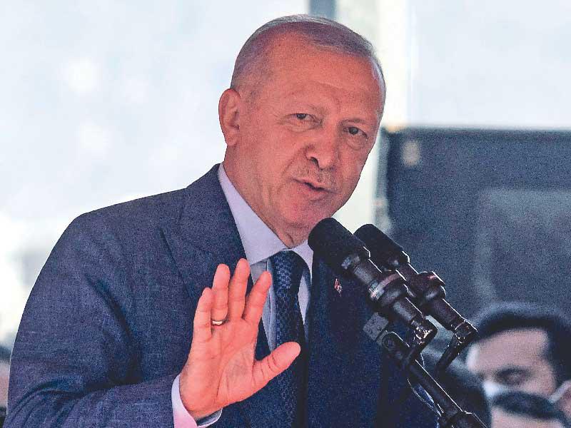 الرئيس التركي رجب طيب إردوغان