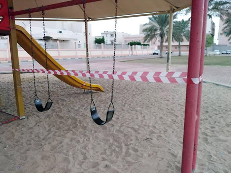 جانب من إغلاق أنشطة الأطفال