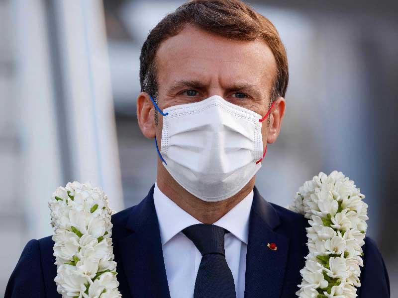 الرئيس الفرنسي إيمانويل ماكرون