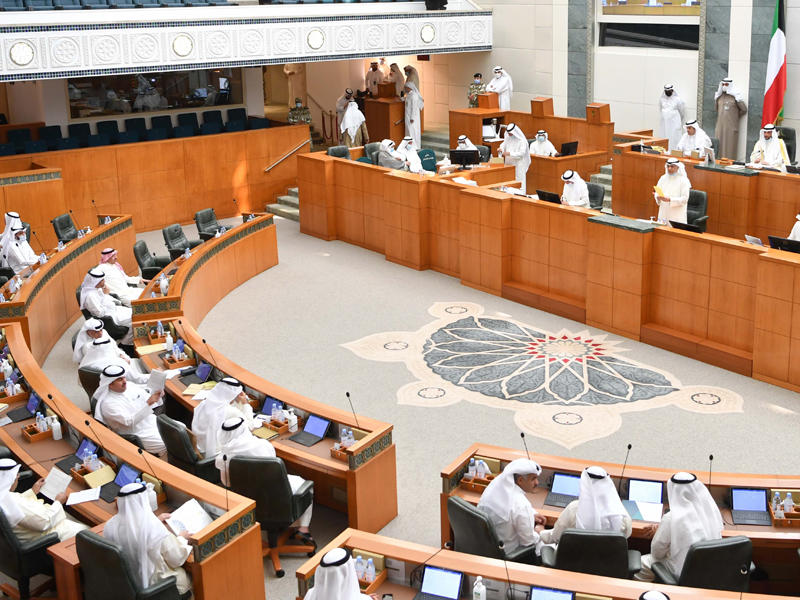 جانب من الجلسة الختامية لدور الانعقاد الأول