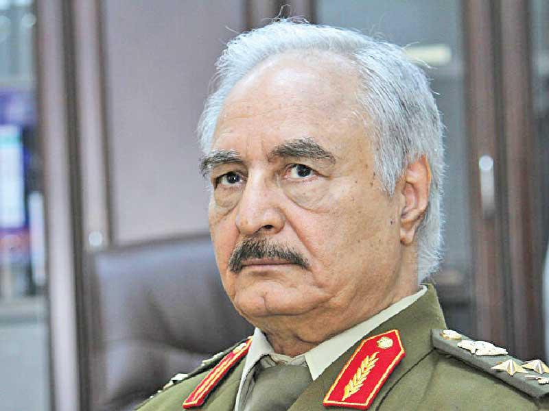 القائد العام لـ «الجيش الوطني الليبي» المشير خليفة حفتر