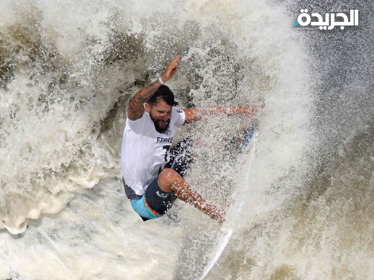 فيريرا ومور أول بطلين أولمبيين في تاريخ ركوب الأمواج