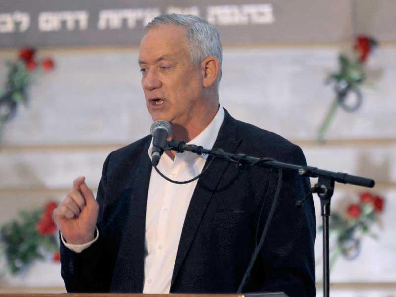 وزير الدفاع الإسرائيلي بيني غانتس