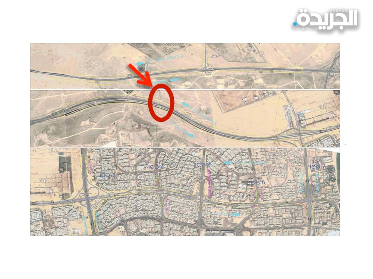 فرش 650 طن أسفلت على «السابع» مساء اليوم