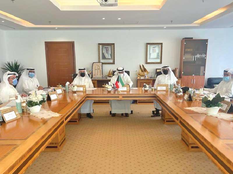 جانب من اجتماع مجلس الجامعات الحكومية