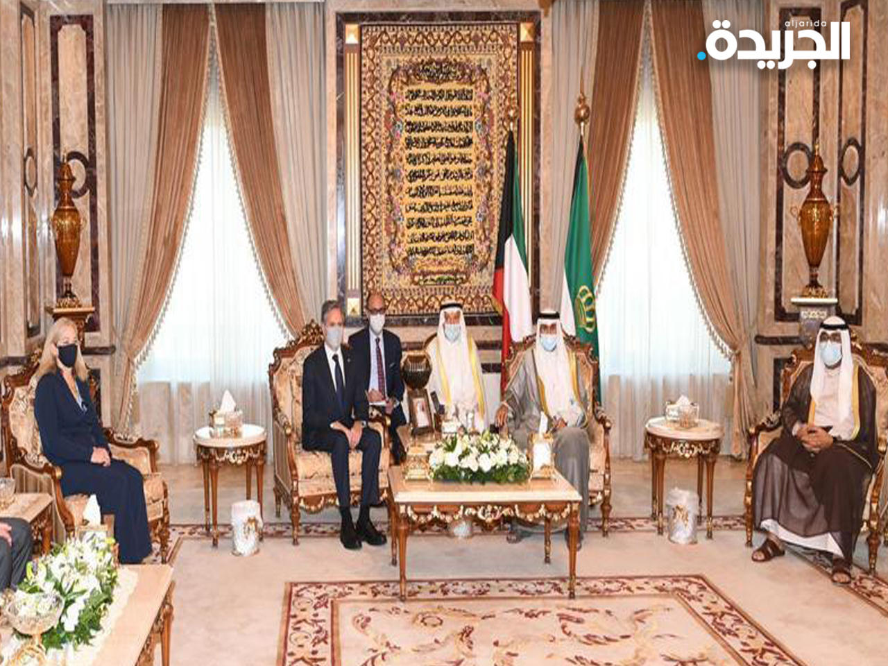 الأمير وولي العهد يستقبلان وزير خارجية الولايات المتحدة