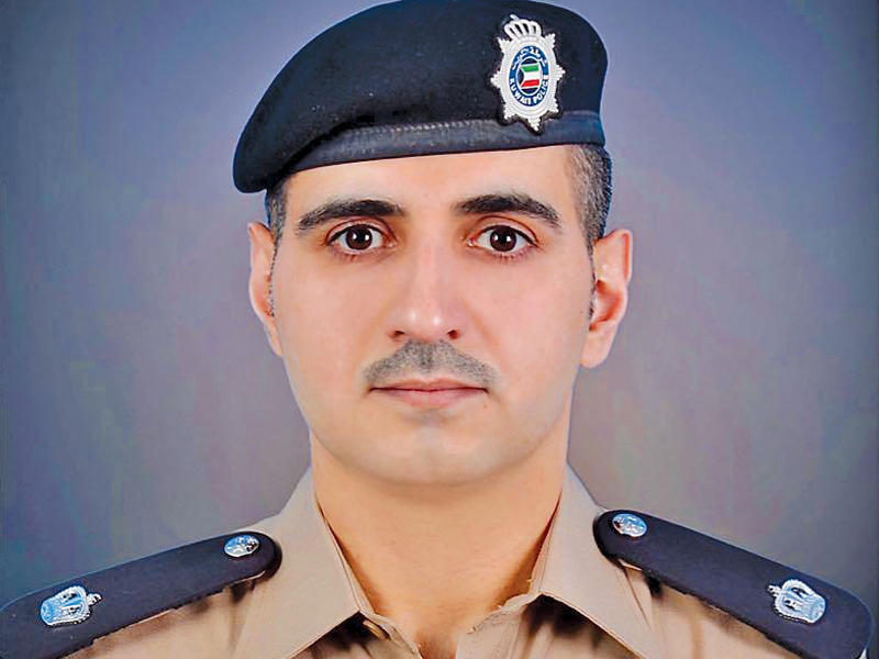  ضابط قسم العلاقات العامة والتوعية المرورية في الإدارة العامة للمرور الرائد عبدالله بوحسن