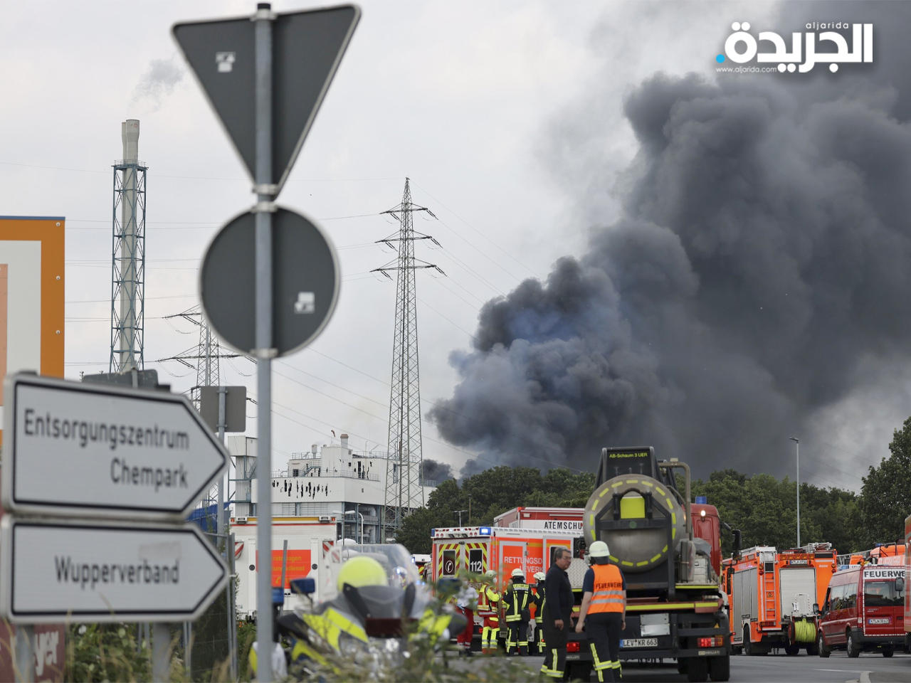 حريق ليفركوزن