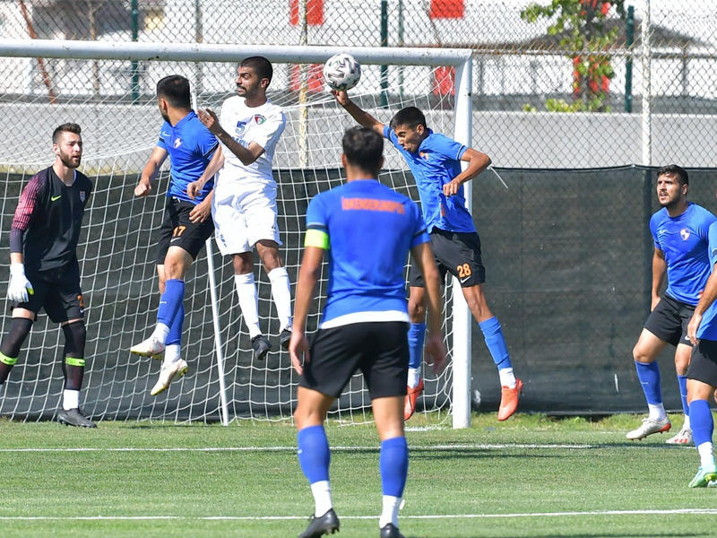 من مباراة المنتخب الأولمبي وإسكندرون