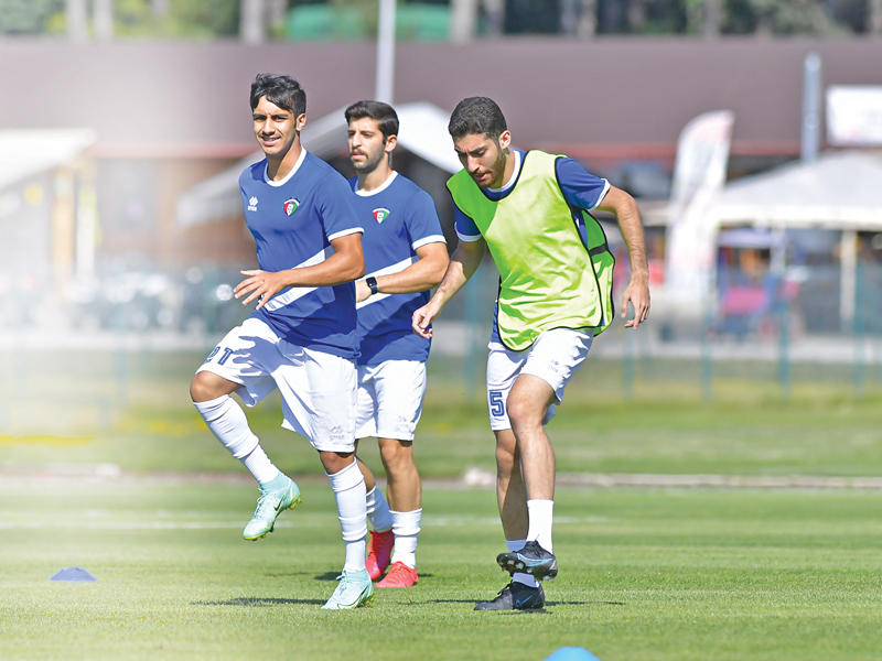 جانب من التدريبات