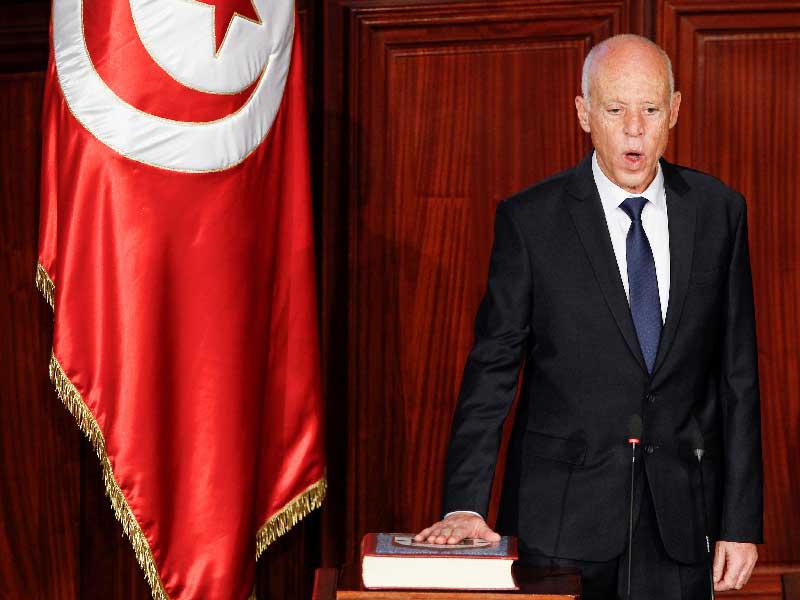 الرئيس التونسي قيس سعيّد