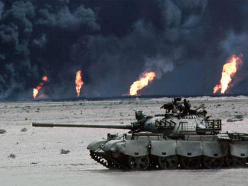 اثار الغزو العراقي الغاشم