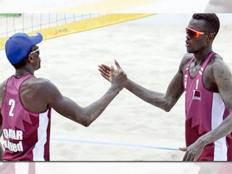  الثنائي القطري شريف يونس وأحمد تيجان