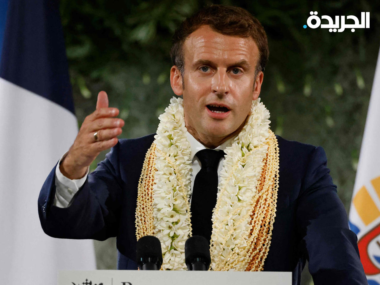 الرئيس الفرنسي إيمانويل ماكرون