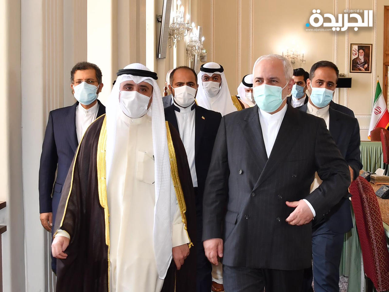 ممثل سمو الأمير يلتقي وزير الخارجية الإيراني