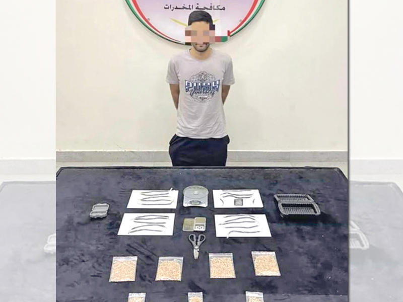 جانب من المضبوطات