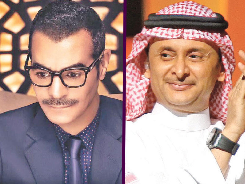 الفنان ​رابح صقر​ والفنان ​عبدالمجيد عبدالله​