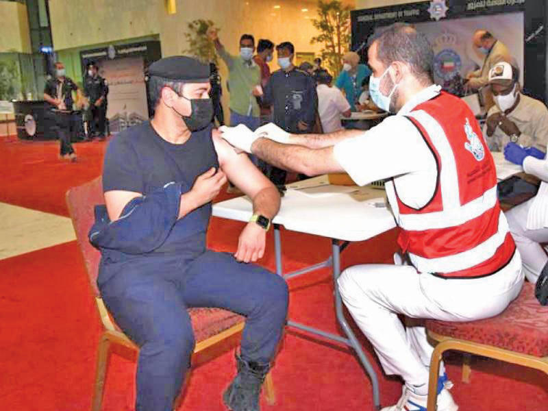 جانب من حملة التطعيم